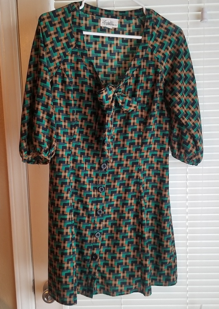 Button up dress